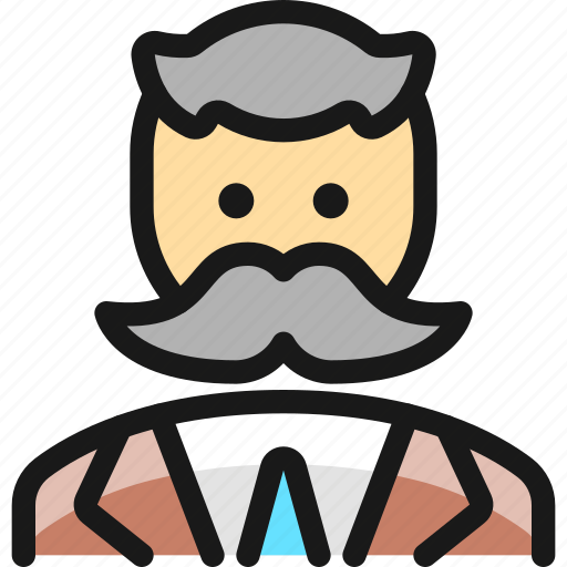 Man, moustache, vintage icon - Download on Iconfinder
