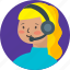 avatar, girl, telemarketer, person, profile, woman 