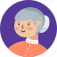 avatar, grand, mother, female, person, profile, woman 