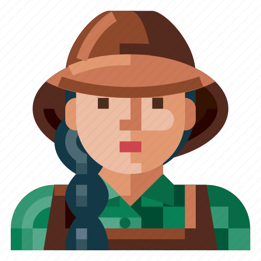 Avatar, farmer, female, human, portrait, profile, user icon - Download on Iconfinder
