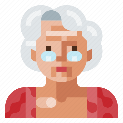 Avatar, human, old, portrait, profile, user, woman icon - Download on Iconfinder