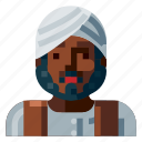 avatar, human, man, portrait, profile, sikh, user
