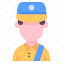 avatar, courier, delivery, man, messenger, package