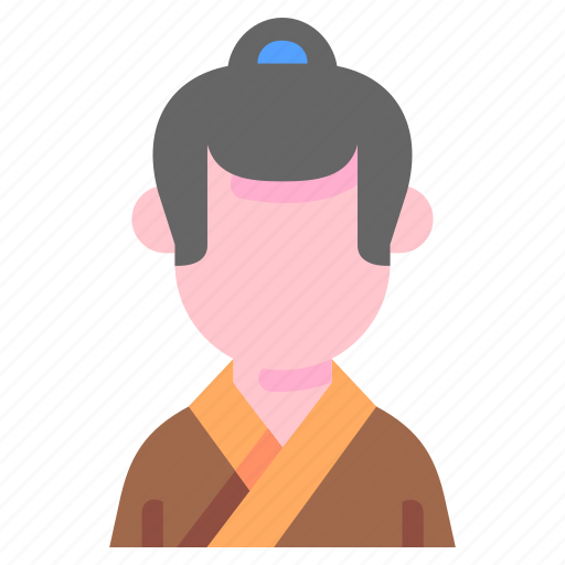 Avatar, japanese, man, traditional icon - Download on Iconfinder