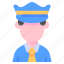 avatar, people, police, profession, user 