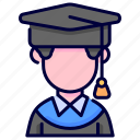 avatar, cap, congrats, degree, graduated, university