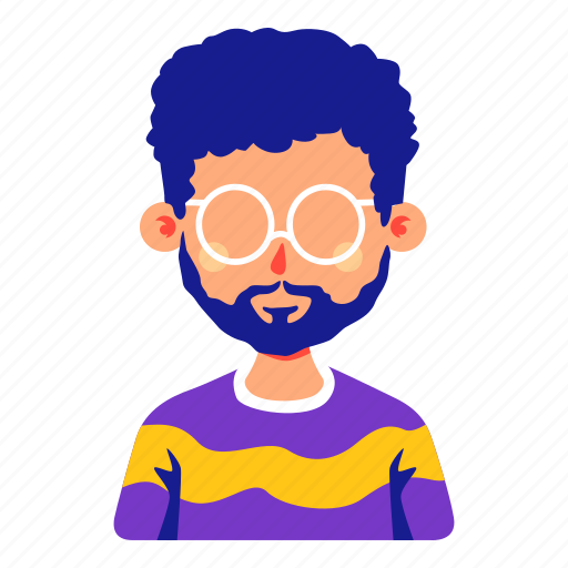 Man, stickeraccount, user, person, malepeople illustration - Download on Iconfinder