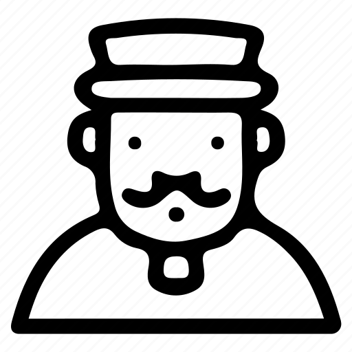 Avatar, character, man, mustache, profile icon - Download on Iconfinder