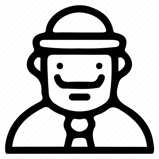 Avatar, character, man, mustache, profile icon - Download on Iconfinder