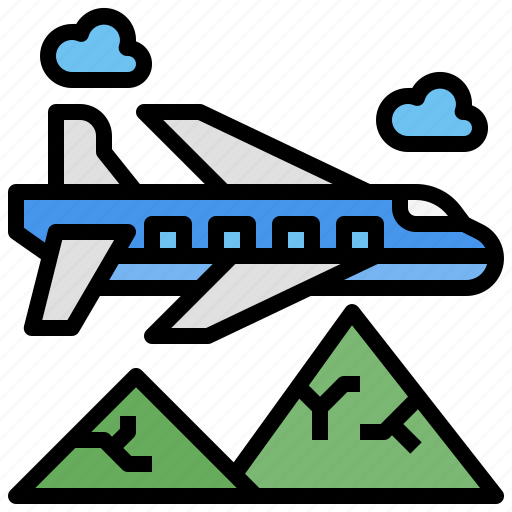 Airplane, jet, plane, transport, travel icon - Download on Iconfinder