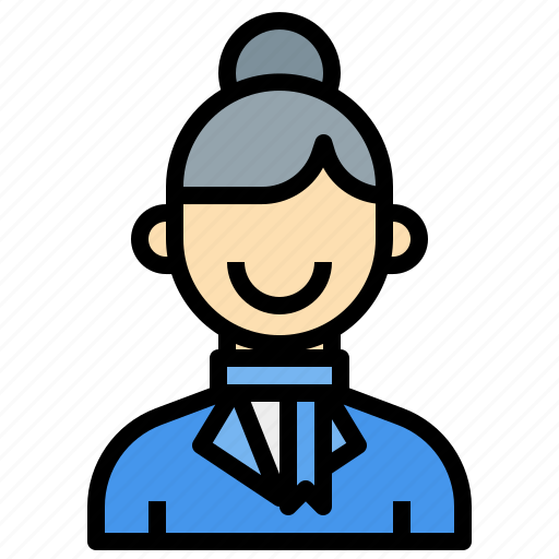 Air, avatar, hostess, job, people, woman icon - Download on Iconfinder