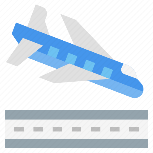 Aeroplane, airport, landing, transport, travel icon - Download on Iconfinder