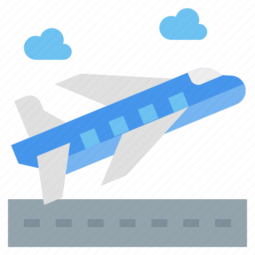 Airport, off, plane, take, transport, travel icon - Download on Iconfinder