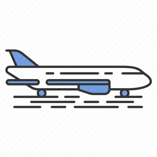 Airplane, ground, jet, landing, plane, runway, strip icon - Download on Iconfinder