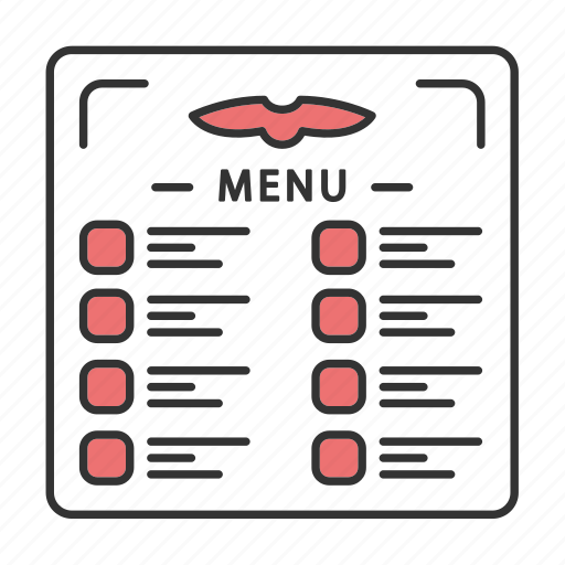 Aircraft, airplane, flight, meal, menu, nutrition, plane icon - Download on Iconfinder