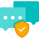 chat protection, data security, message, chat, notification, digital service, technology