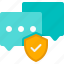 chat protection, data security, message, chat, notification, digital service, technology 