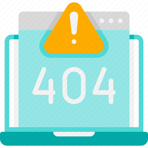 Error, alert, warning, laptop, 404 error, networking, technology icon - Download on Iconfinder