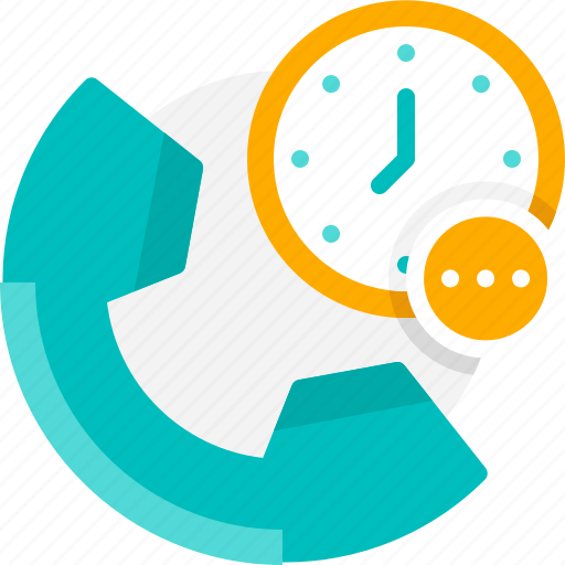 Call time, call, time, clock, service, tech support, help icon - Download on Iconfinder