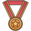 award, bronze, medal, prize, third 