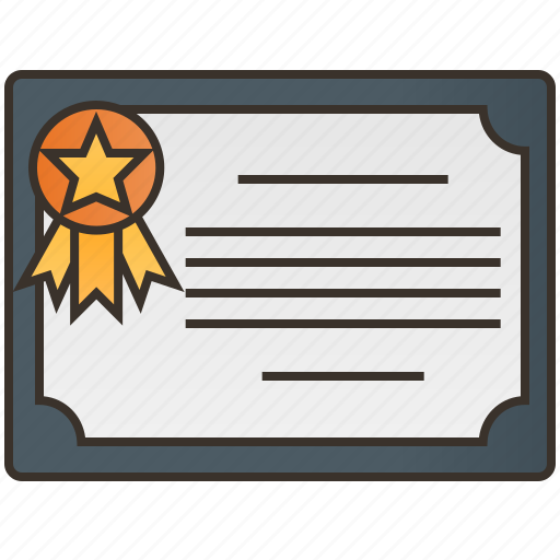 Achievement, certificate, diploma, document, guarantee icon - Download on Iconfinder