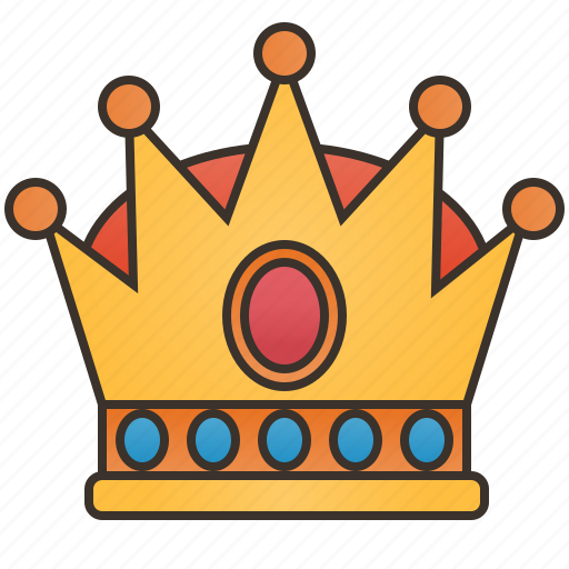 Crown, golden, jewel, king, royal icon - Download on Iconfinder