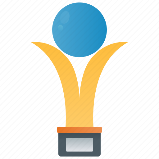 Blue, crystal, metal, trophy, winner icon - Download on Iconfinder