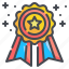achievement, award, badge, certification, champion, star, winner 