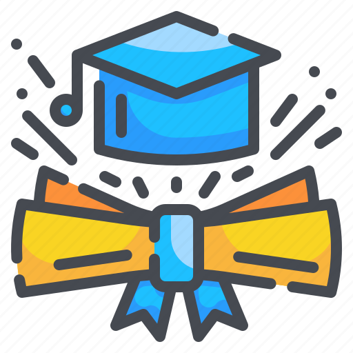 Certificate, diploma, education, graduation, mortarboard, school, success icon - Download on Iconfinder