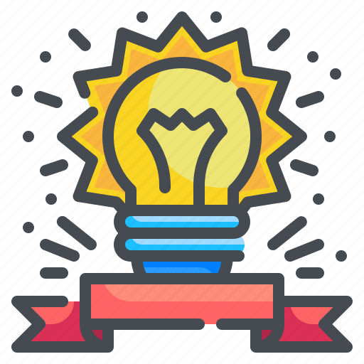 Bulb, creative, idea, illumination, invention, light, success icon - Download on Iconfinder