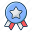 badge, star, favorite, medal, best 