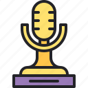 award, champion, mic, microphone, trophy