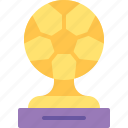 award, ball, champion, football, trophy