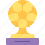 award, ball, champion, football, trophy 