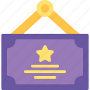 award, certificate, degree, frame, license
