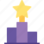 award, podium, reward, star, winner 
