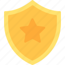 award, badge, protection, shield, star