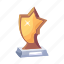 star trophy, star award, star reward, film award, film trophy 