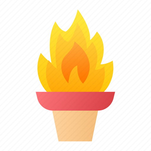 Torch, fire, flame, olympic, competition icon - Download on Iconfinder