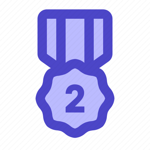 Silver, champion, medal, winner, award icon - Download on Iconfinder