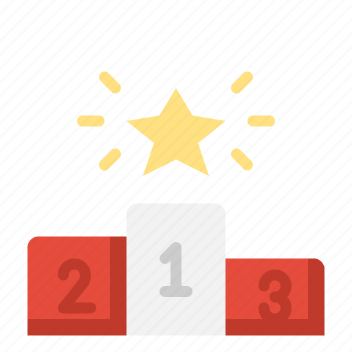 Award, champion, podium, star, winner icon - Download on Iconfinder