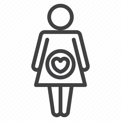 Lady, maternity, pregnant, woman icon - Download on Iconfinder