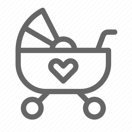 Bay, cart, child, kid, stroller icon - Download on Iconfinder