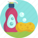 hygiene, sponge, handwash, detergent