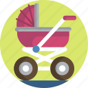 baby carrier, baby, child, trolley