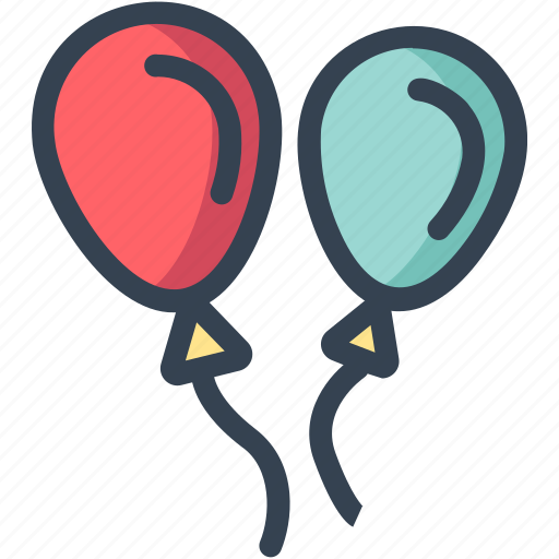 Ballons, party icon - Download on Iconfinder on Iconfinder