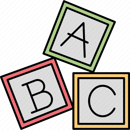 Abc block, abc, alphabet, education, block, abc-cube, cube icon - Download on Iconfinder