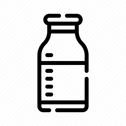 Bottle, milk, drink, healthy, dairy, fresh, glass icon - Download on Iconfinder