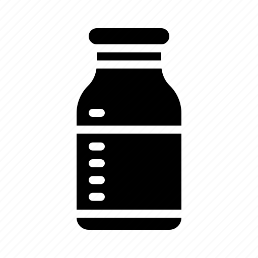 Bottle, milk, drink, healthy, dairy, fresh, glass icon - Download on Iconfinder