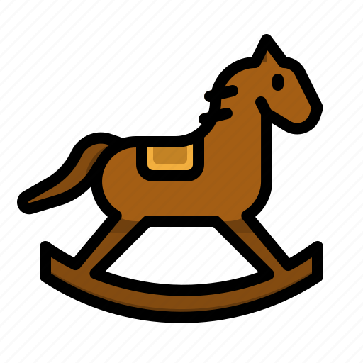 Baby, horse, rocking, toy icon - Download on Iconfinder